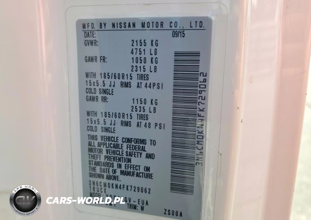 2015 Nissan Nv200 Sv VIN:3N6CM0KN4FK729062 - 13