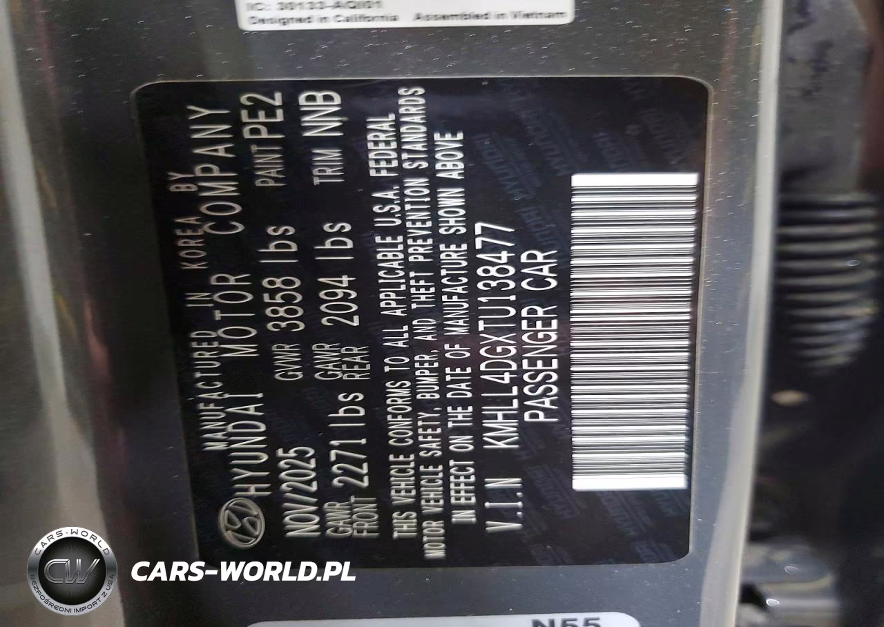 2026 Hyundai Elantra Se VIN:KMHLL4DGXTU138477 - 13