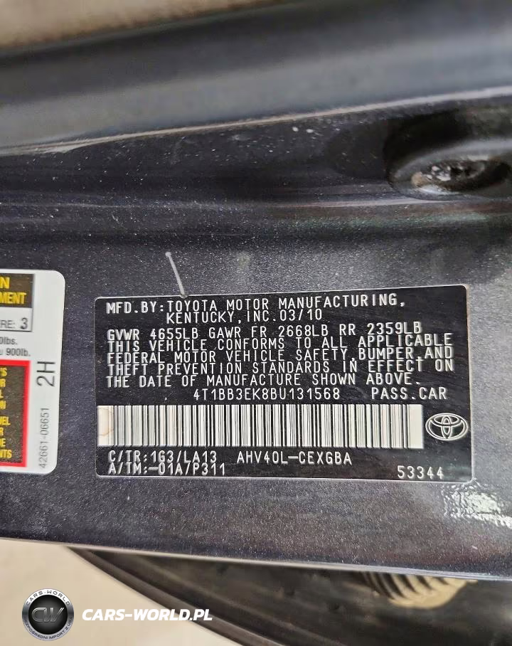 2011 Toyota Camry Hybrid VIN:4T1BB3EK8BU131568 - 12
