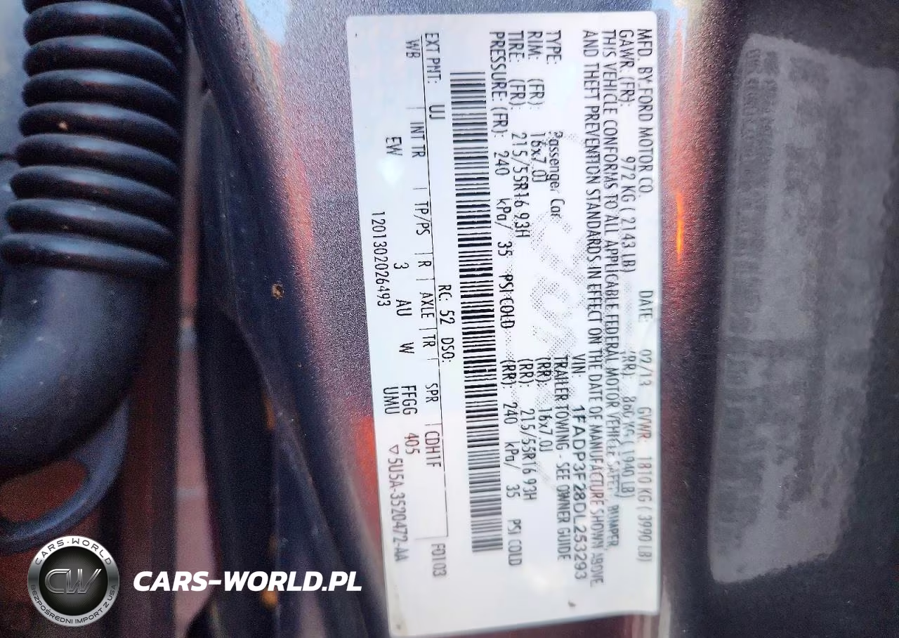 2013 Ford Focus Se VIN:1FADP3F28DL253293 - 13