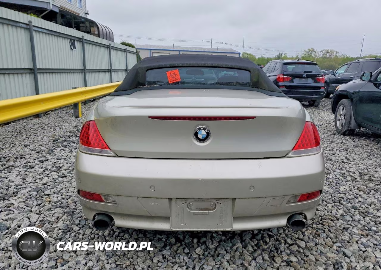 2005 BMW 6 Series VIN:WBAEK73475B260850 - 6