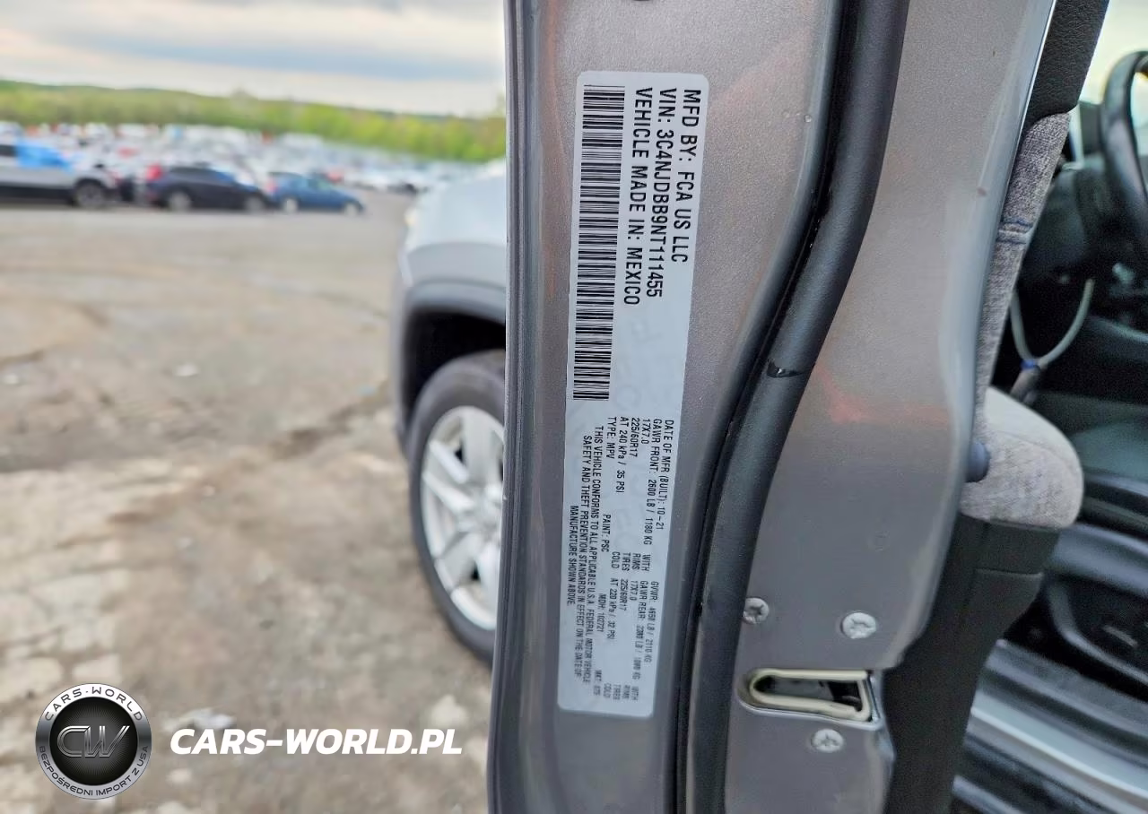 2022 Jeep Compass VIN:3C4NJDBB9NT111455 - 13