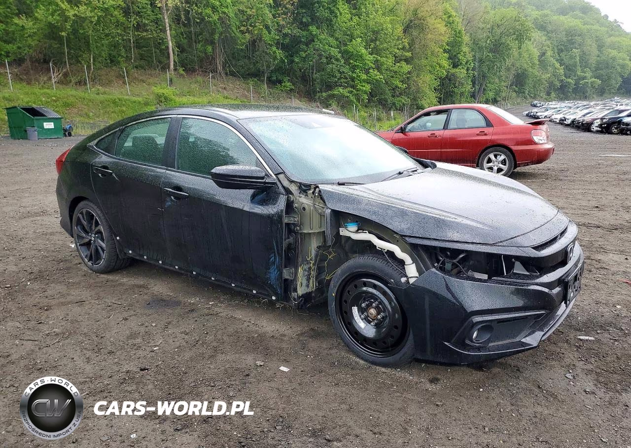 2019 Honda Civic Sport VIN:2HGFC2F84KH518414 - 4