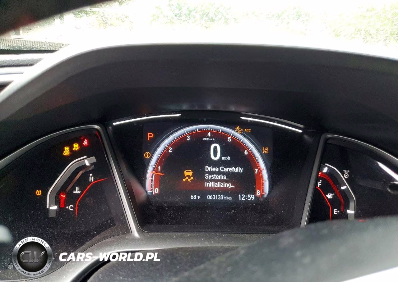 2019 Honda Civic Sport VIN:2HGFC2F84KH518414 - 9