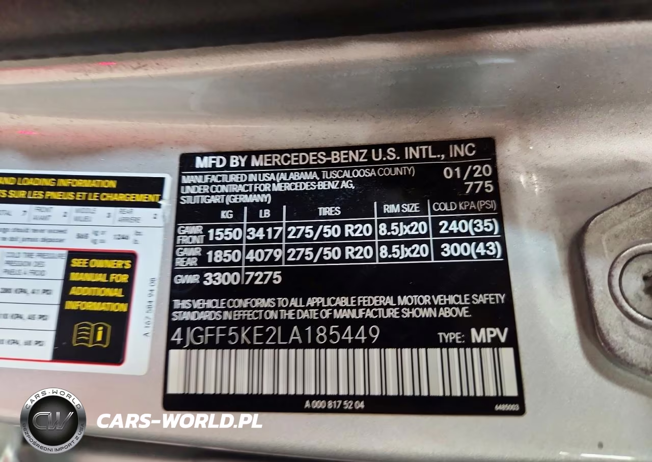 2020 Mercedes-Benz Gls 450 4Matic VIN:4JGFF5KE2LA185449 - 13