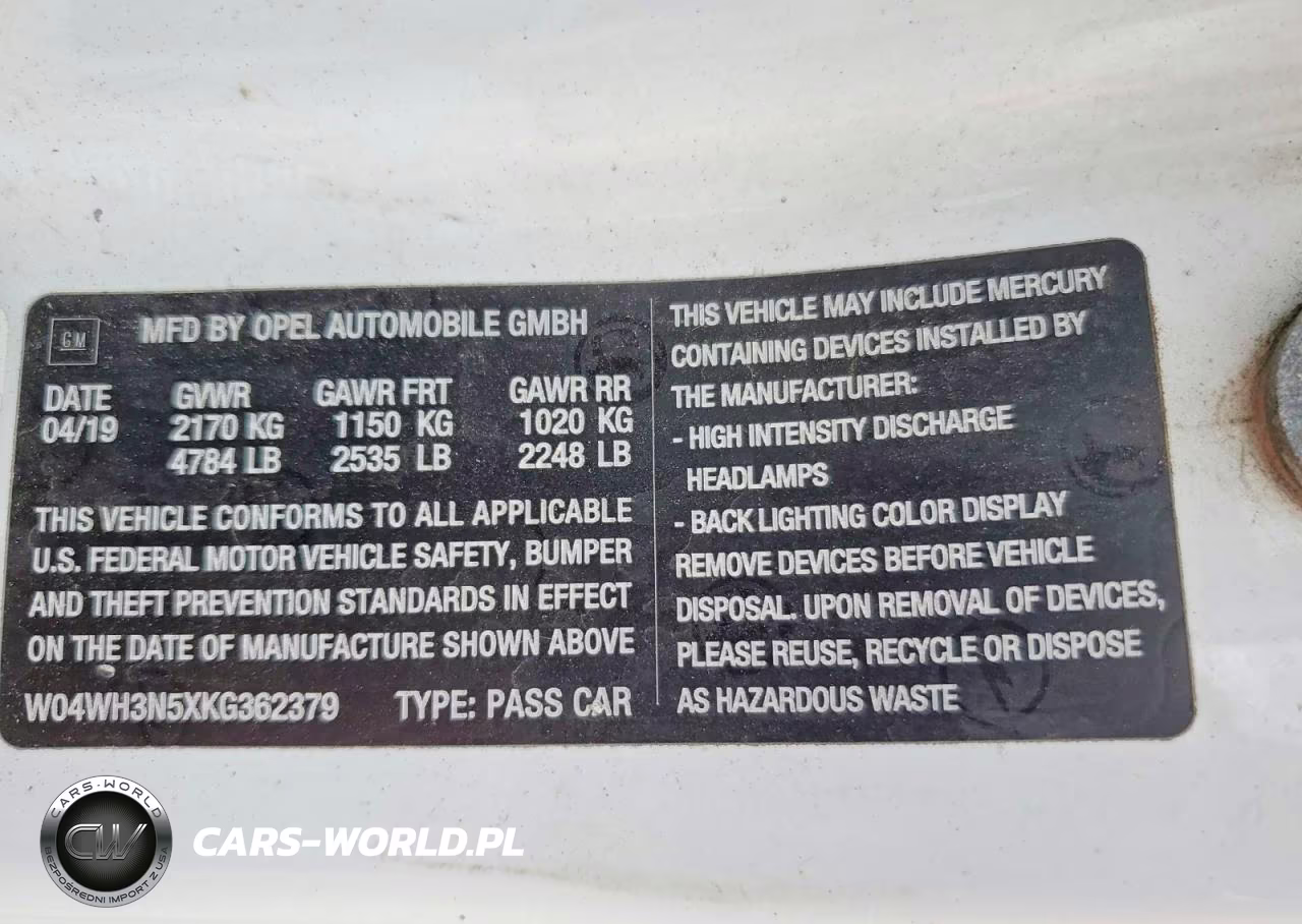 2019 Buick Cascada Premium VIN:W04WH3N5XKG362379 - 12