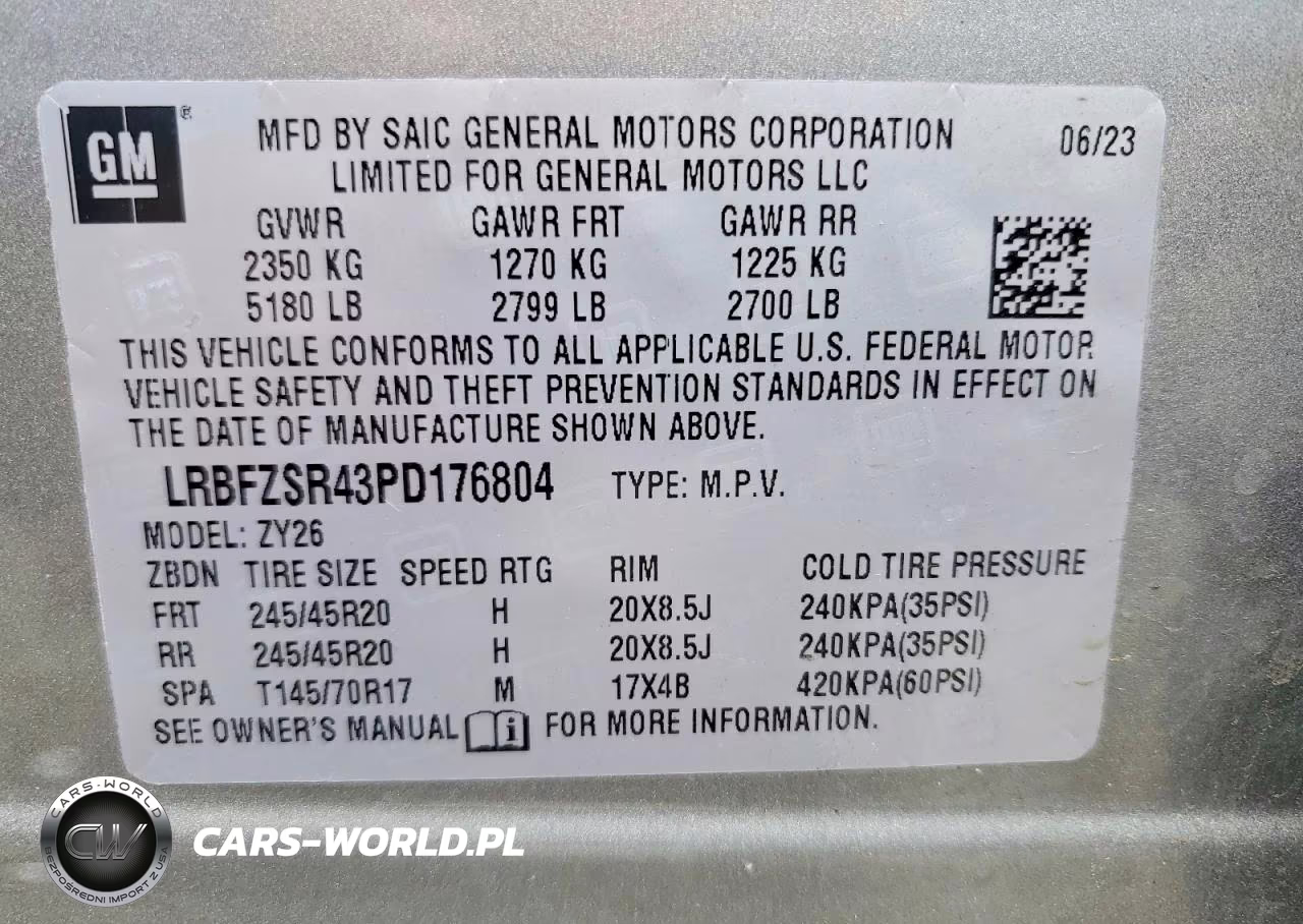 2023 Buick Envision Avenir VIN:LRBFZSR43PD176804 - 13
