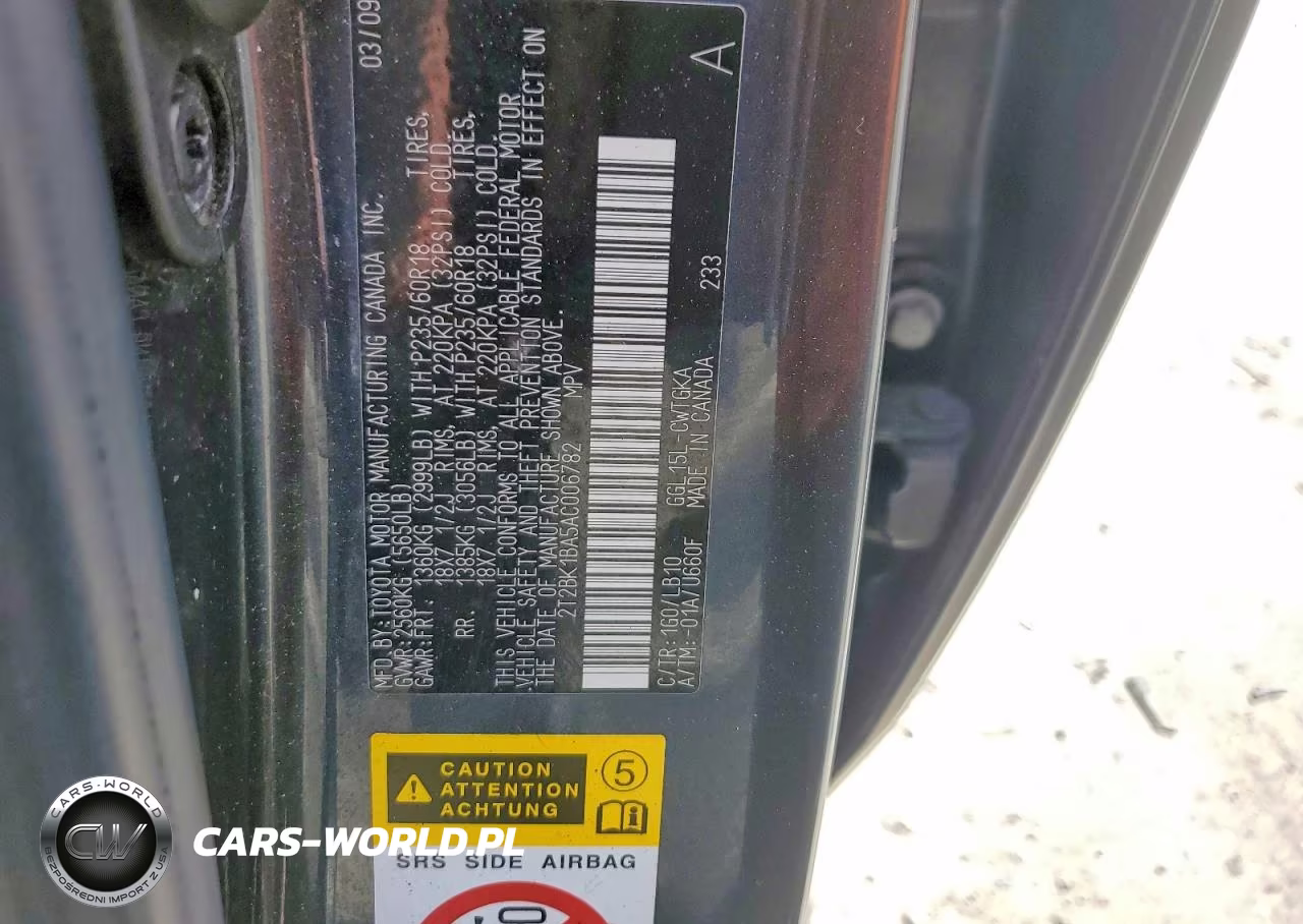 2010 Lexus Rx 350 VIN:2T2BK1BA5AC006782 - 13