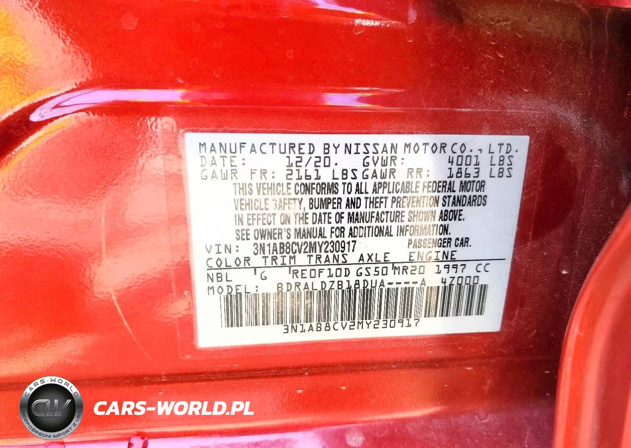2021 Nissan Sentra Sv VIN:3N1AB8CV2MY230917 - 12