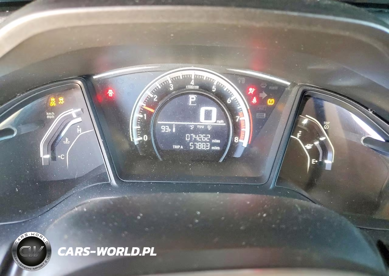 2016 Honda Civic Lx VIN:19XFC2F52GE059598 - 9