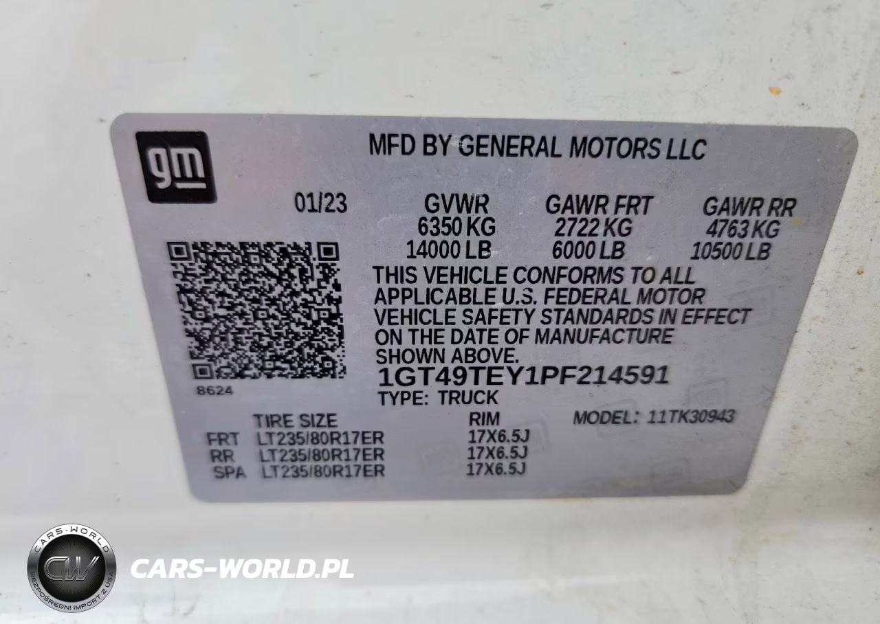 2023 GMC Sierra K3500 Sle VIN:1GT49TEY1PF214591 - 13
