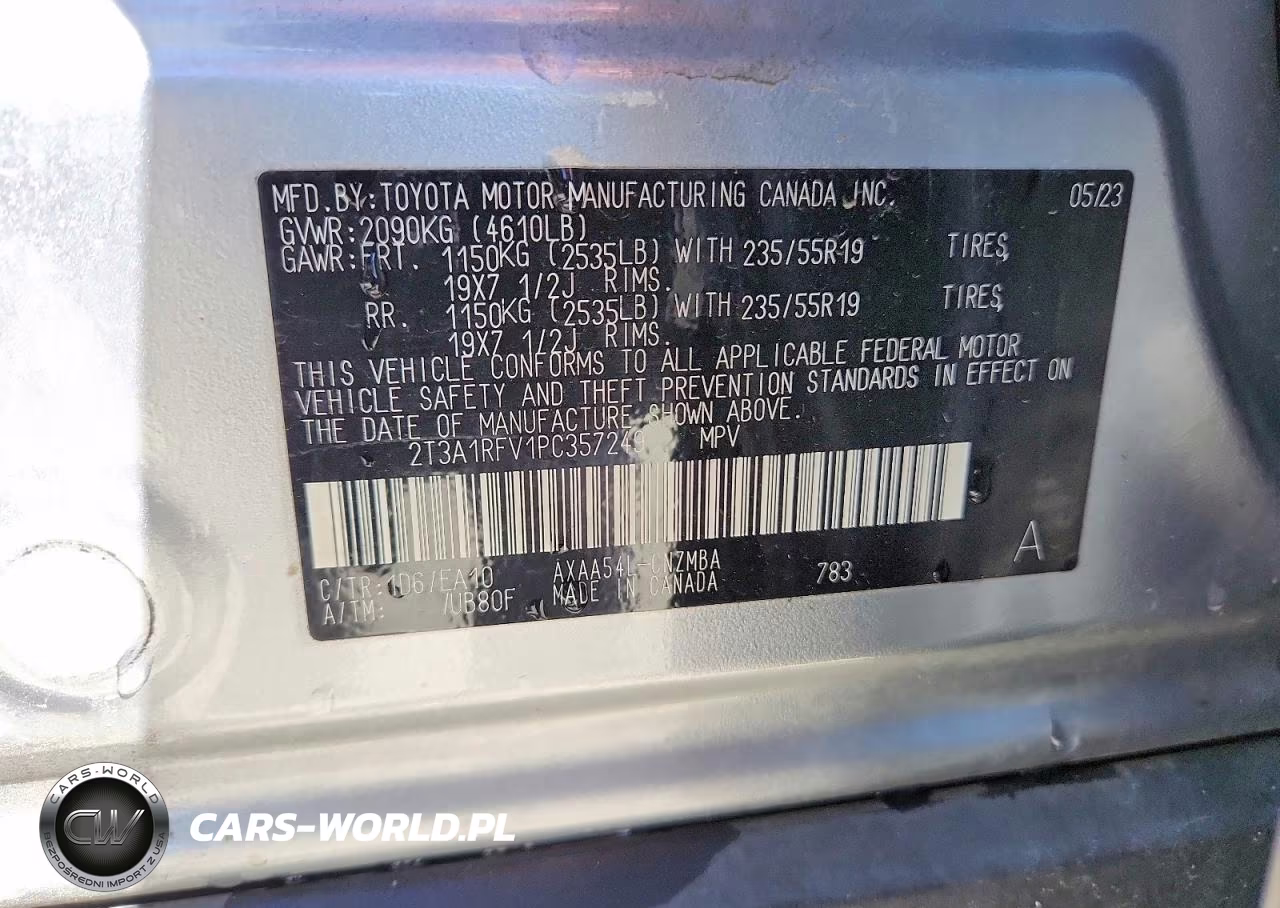 2023 Toyota Rav4 Xle Premium VIN:2T3A1RFV1PC357249 - 13