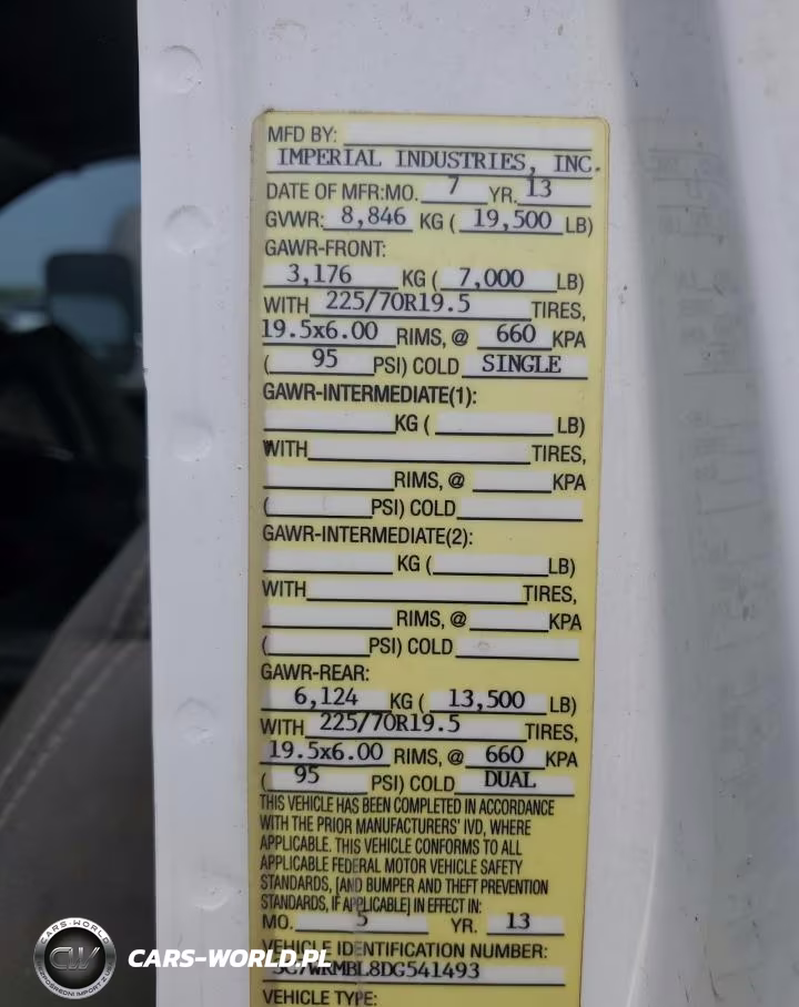 2013 Ram 5500 VIN:3C7WRMBL8DG541493 - 12