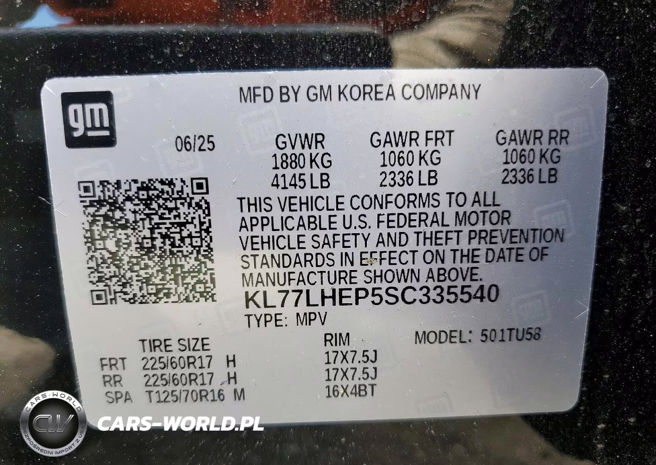 2025 Chevrolet Trax 1Lt VIN:KL77LHEP5SC335540 - 13