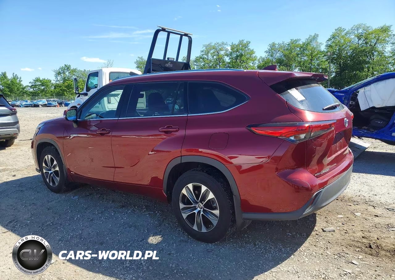 2021 Toyota Highlander Hybrid Xle VIN:5TDGBRCH3MS514474 - 2