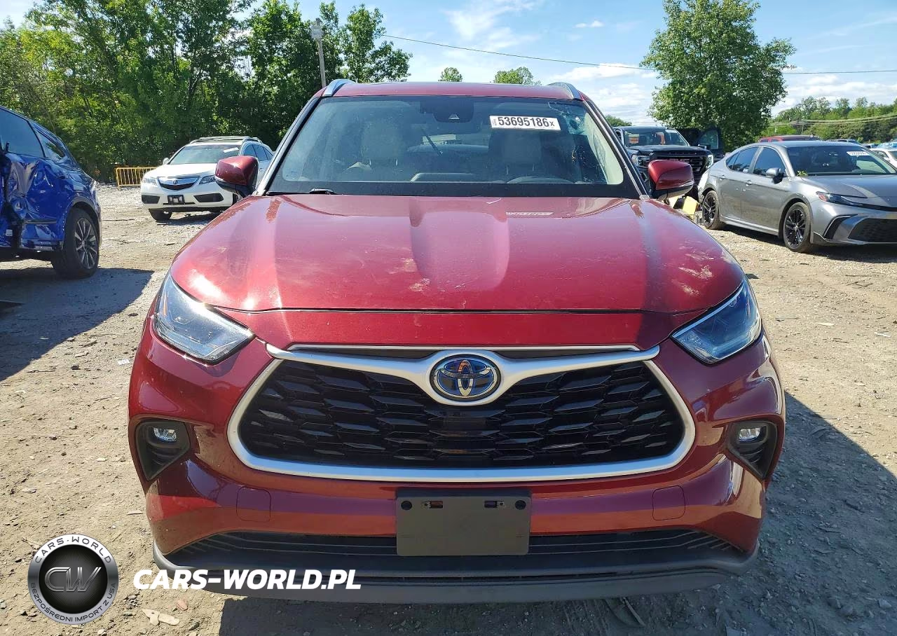 2021 Toyota Highlander Hybrid Xle VIN:5TDGBRCH3MS514474 - 5