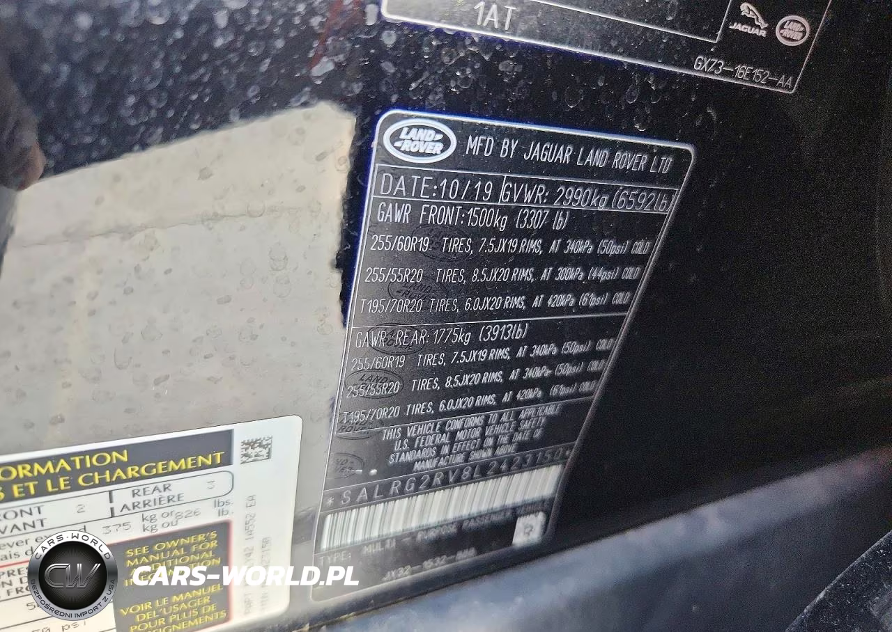 2020 Land Rover Discovery Se VIN:SALRG2RV8L2423150 - 13