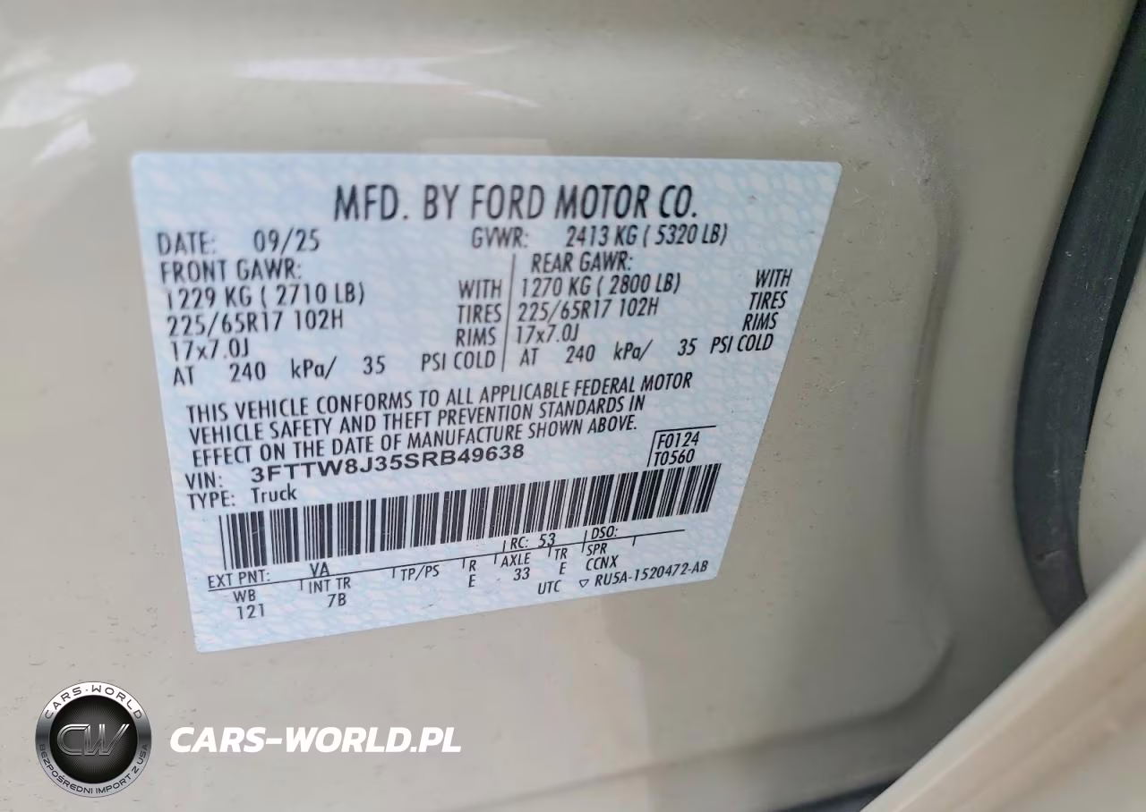 2025 Ford Maverick Xlt VIN:3FTTW8J35SRB49638 - 12