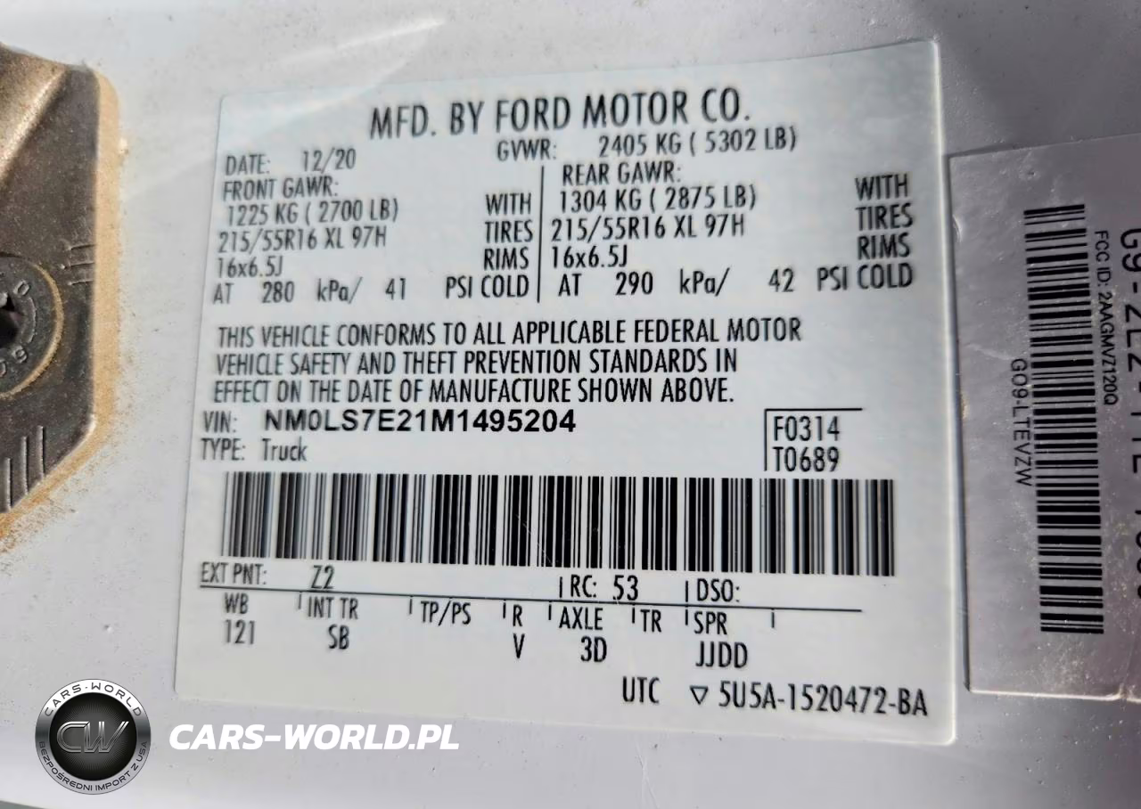 2021 Ford Transit Connect Xl VIN:NM0LS7E21M1495204 - 13