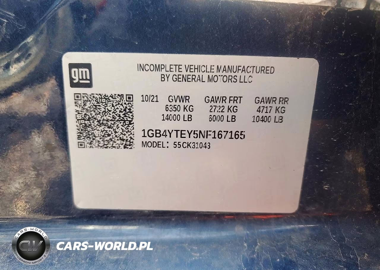 2022 Chevrolet Silverado K3500 Lt VIN:1GB4YTEY5NF167165 - 12