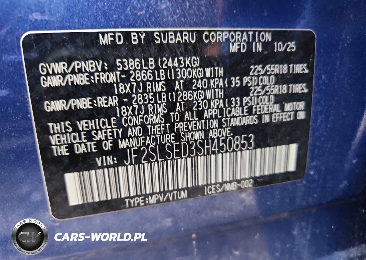 2025 Subaru Forester Premium VIN:JF2SLSED3SH450853 - 13