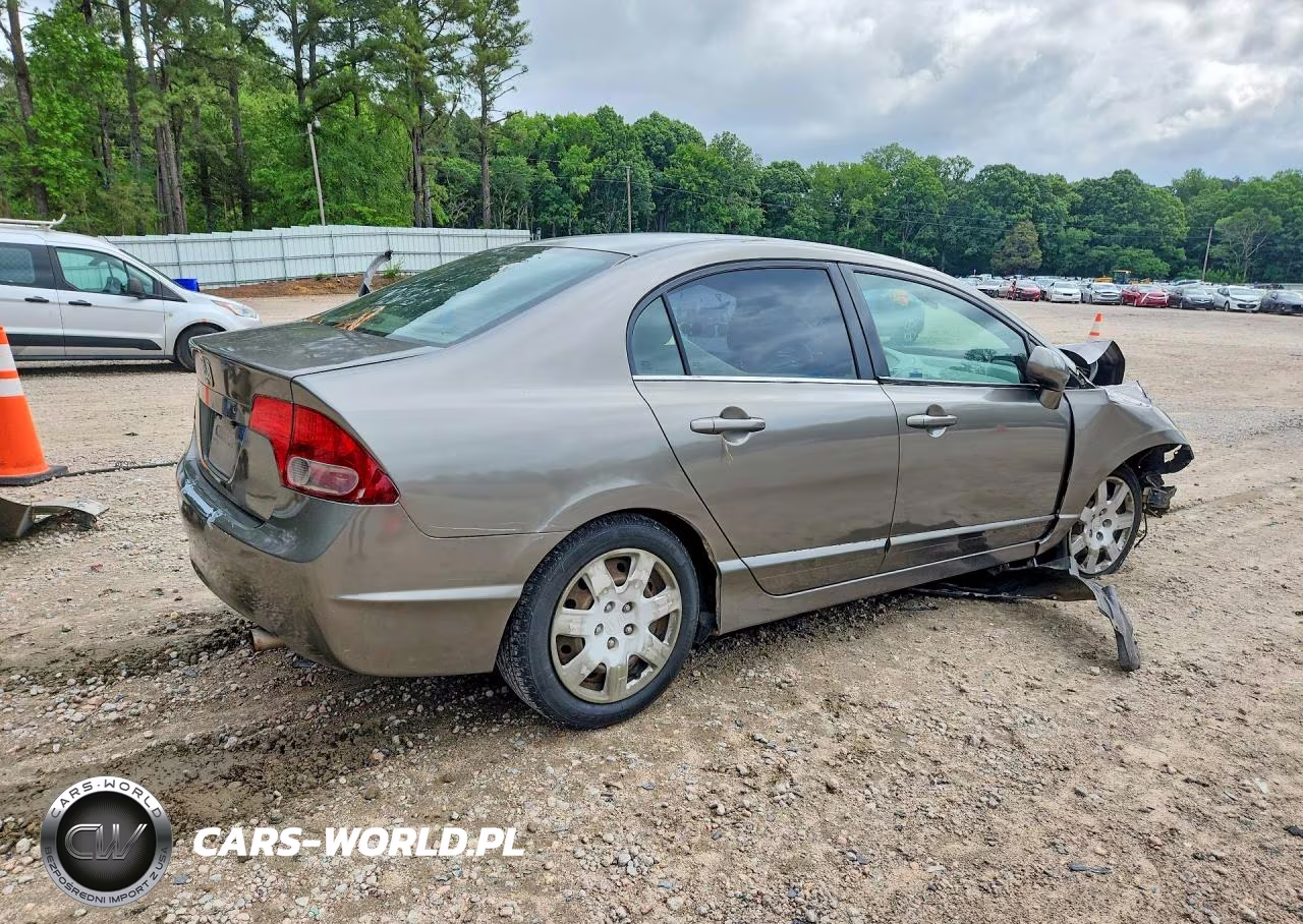 2007 Honda Civic Lx VIN:2HGFA16537H500144 - 3