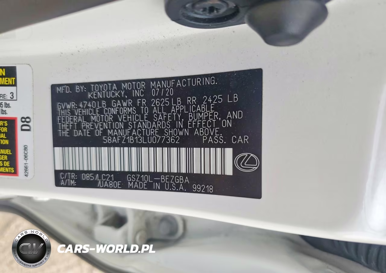 2020 Lexus Es 350 Ultra Luxury VIN:58AFZ1B13LU077362 - 12