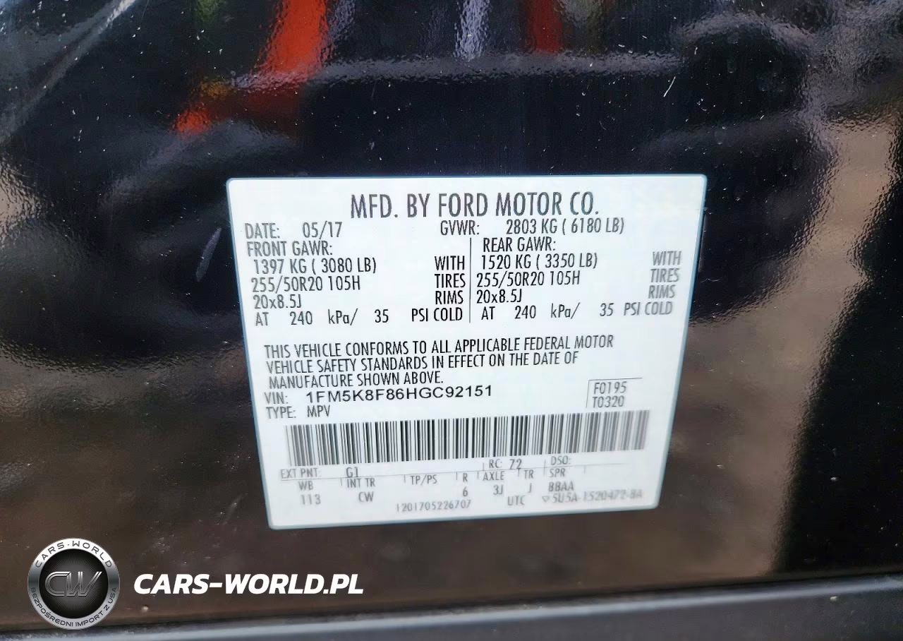 2017 Ford Explorer Limited VIN:1FM5K8F86HGC92151 - 13