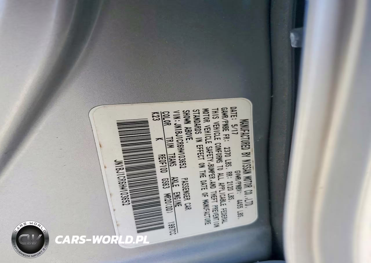 2017 Nissan Rogue Sport Sv VIN:JN1BJ1CR6HW103652 - 13