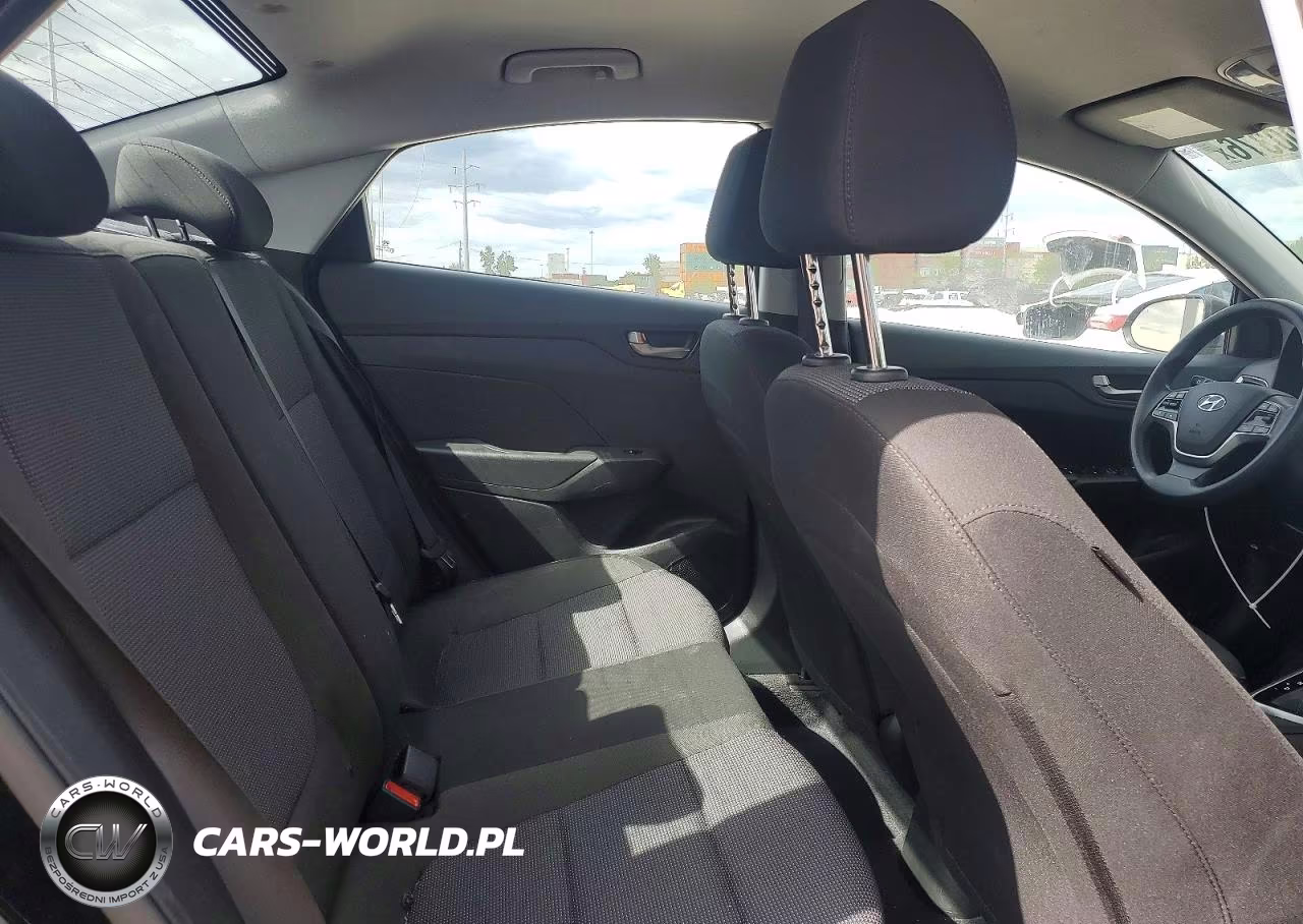 2022 Hyundai Accent Se VIN:3KPC24A66NE167690 - 10