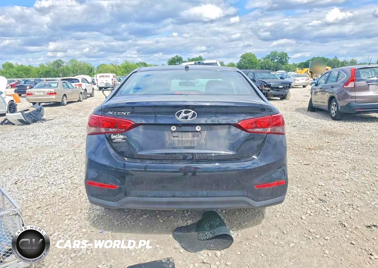 2022 Hyundai Accent Se VIN:3KPC24A66NE167690 - 6
