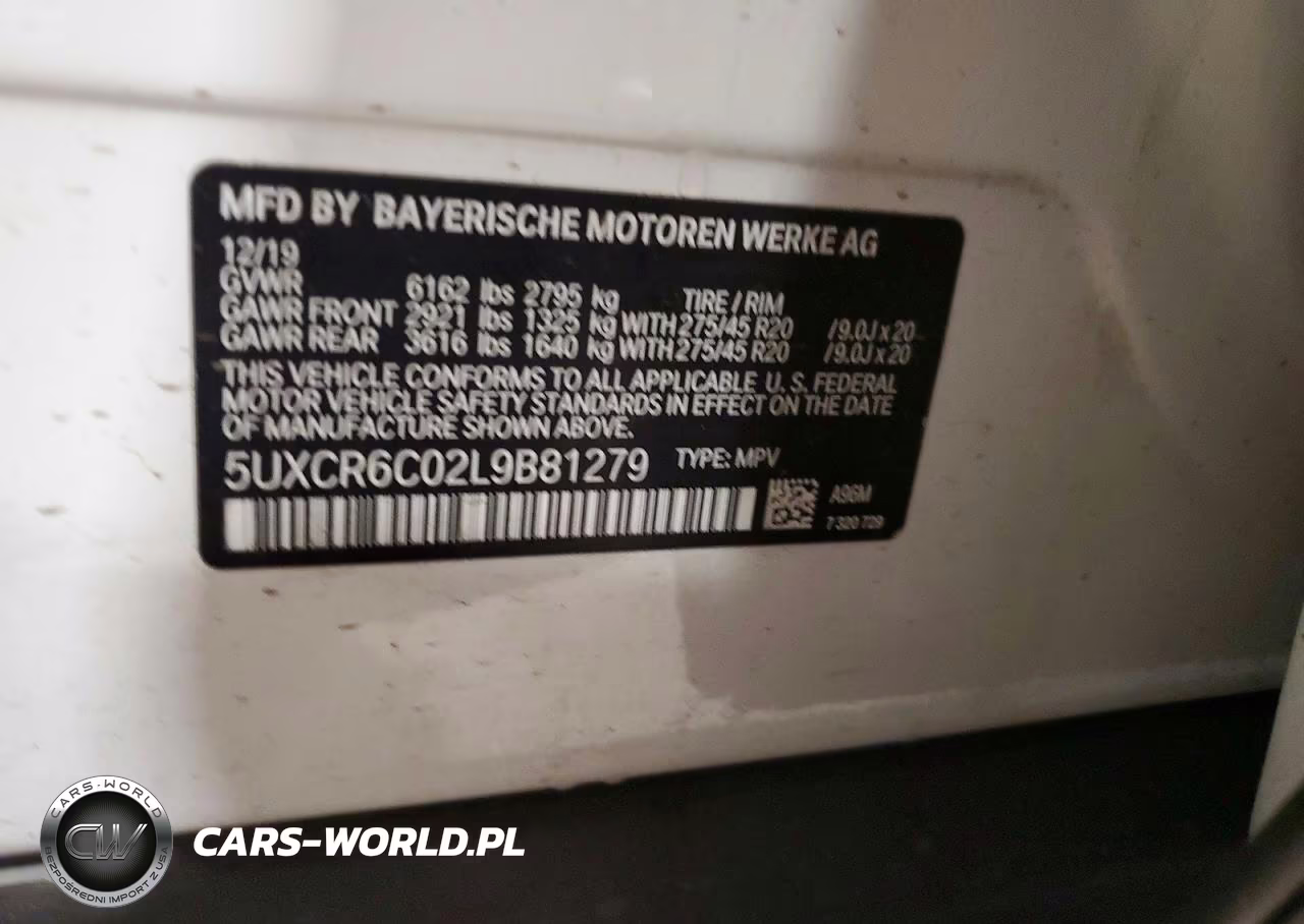 2020 BMW X5 xDrive40I VIN:5UXCR6C02L9B81279 - 13