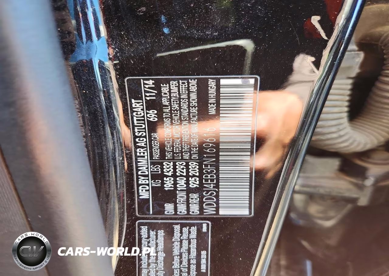 2015 Mercedes-Benz Cla 250 VIN:WDDSJ4EB3FN169616 - 13