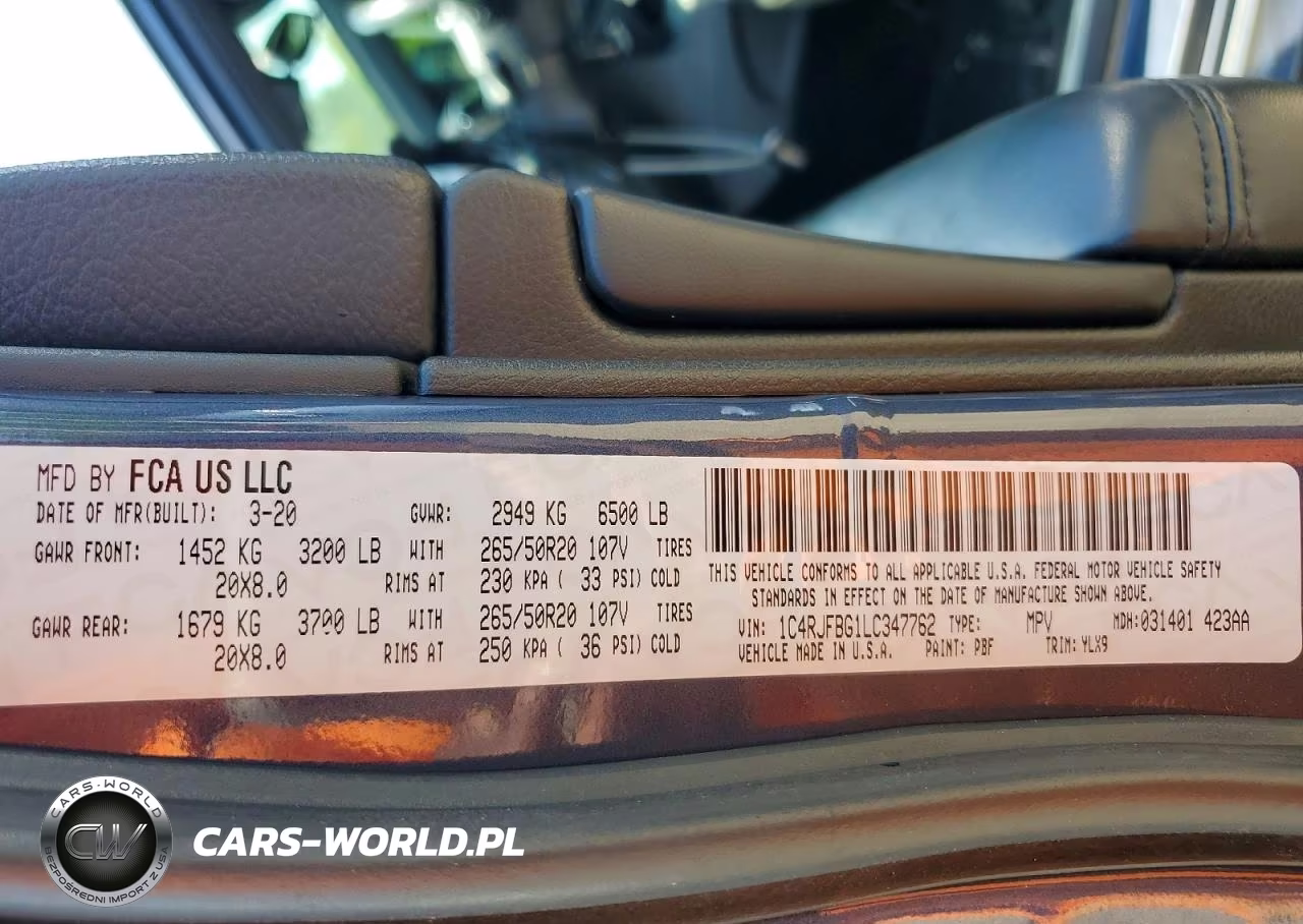 2020 Jeep Grand Cherokee Limited VIN:1C4RJFBG1LC347762 - 13
