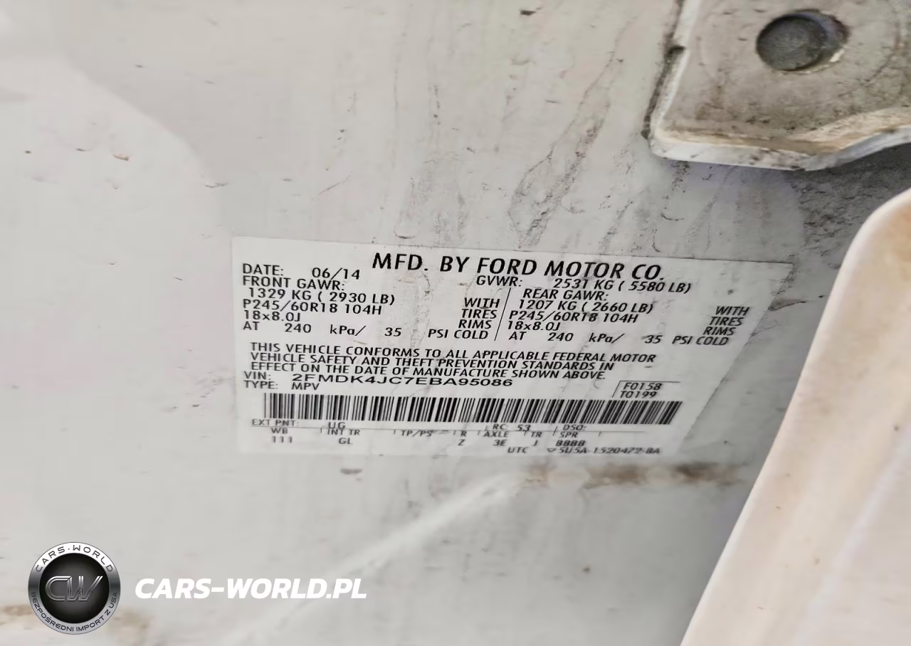 2014 Ford Edge Sel VIN:2FMDK4JC7EBA95086 - 13