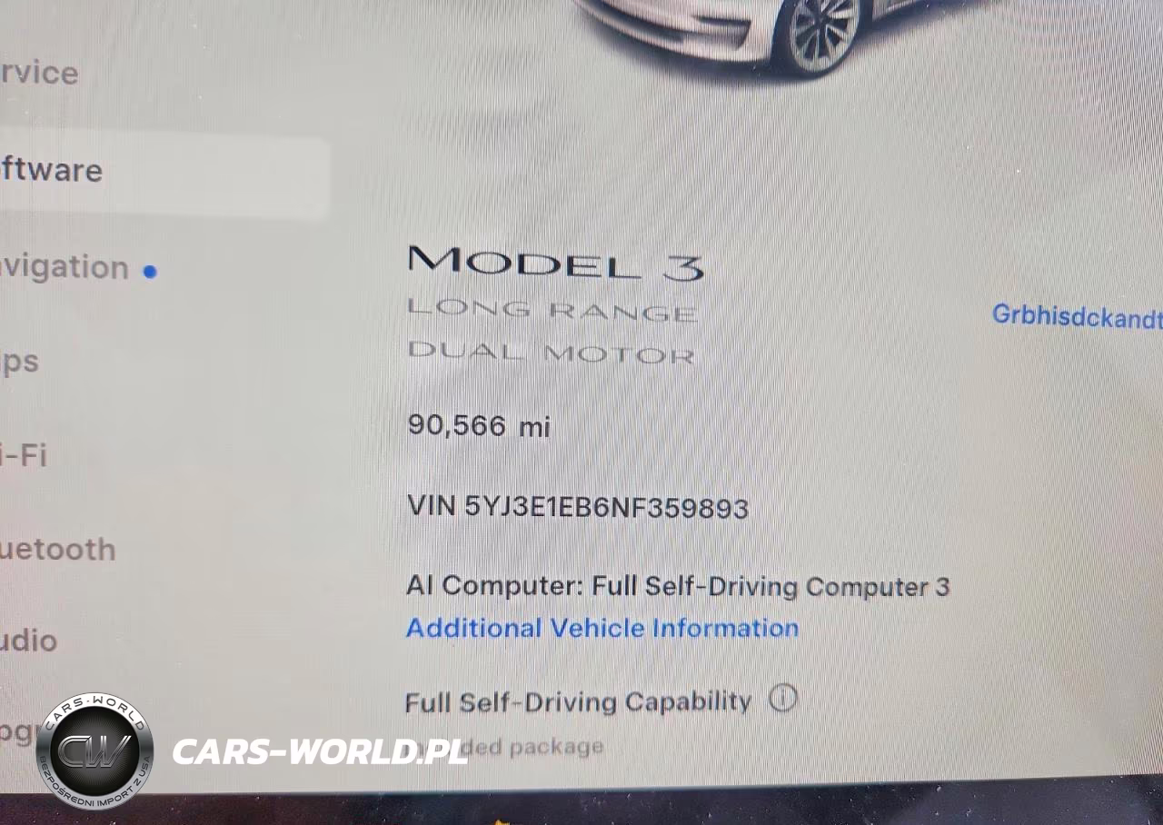 2022 Tesla 3 VIN:5YJ3E1EB6NF359893 - 9