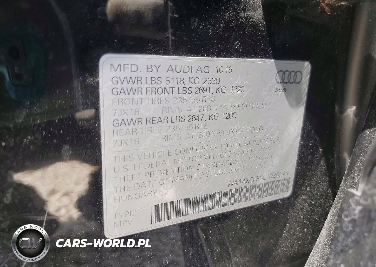 2020 Audi Q3 Premium VIN:WA1AECF30L1026244 - 13
