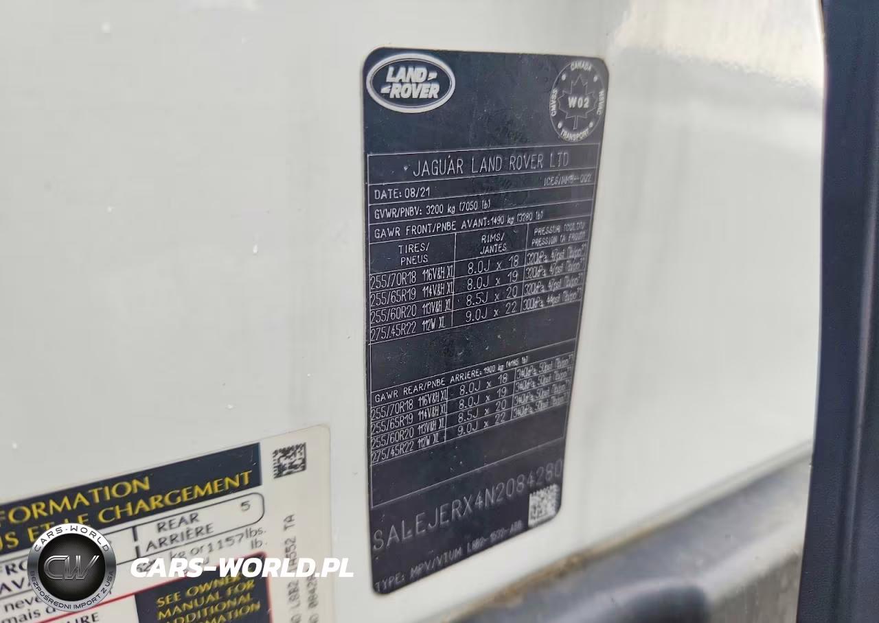 2022 Land Rover Defender 110 S VIN:SALEJERX4N2084280 - 12