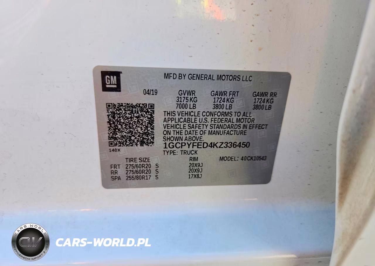 2019 Chevrolet Silverado K1500 Lt Trail Boss VIN:1GCPYFED4KZ336450 - 12