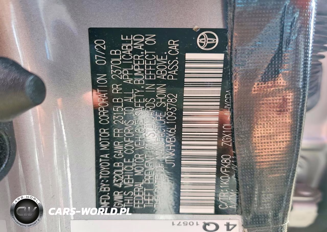 2020 Toyota C-Hr Xle VIN:JTNKHMBX6L1093782 - 12