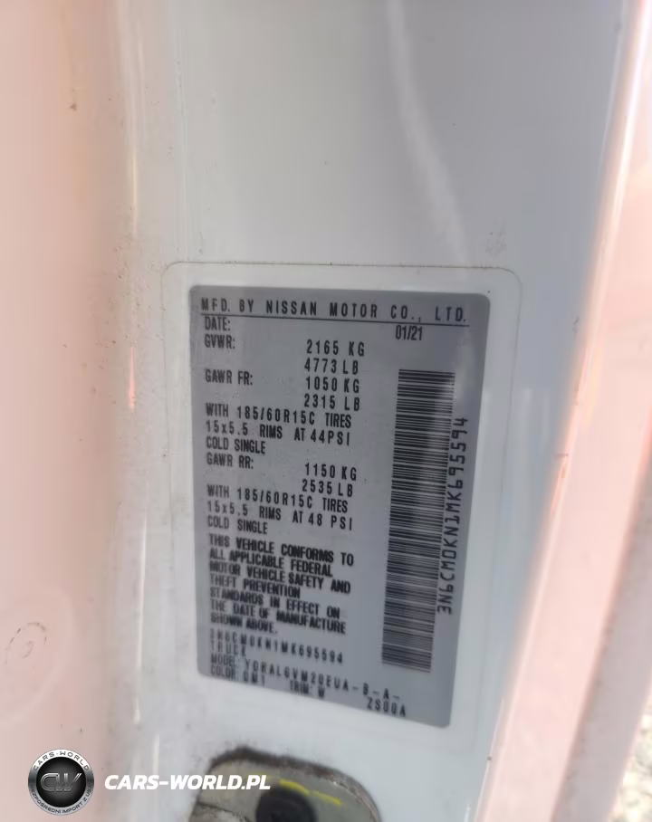 2021 Nissan Nv200 Sv VIN:3N6CM0KN1MK695594 - 12