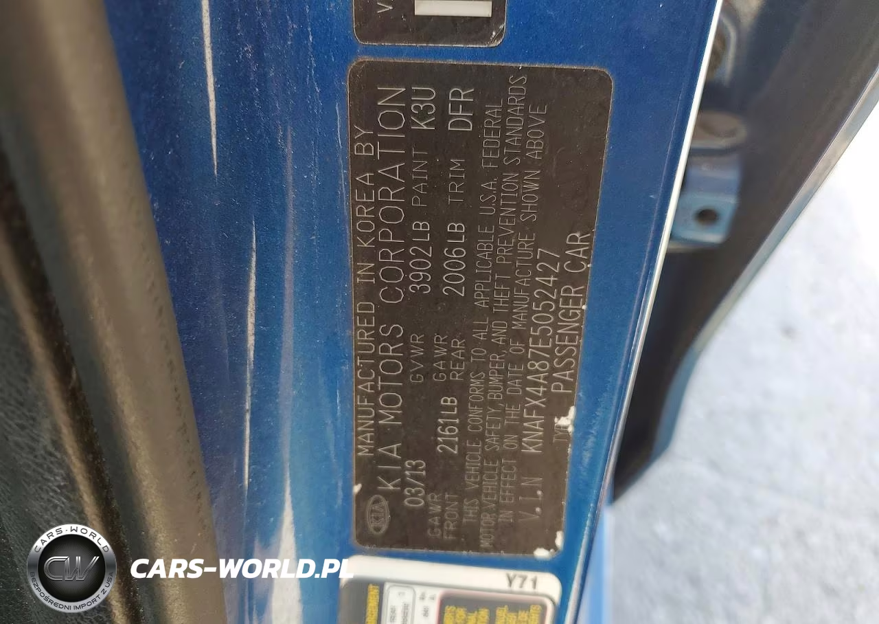 2014 Kia Forte VIN:KNAFX4A87E5052427 - 12