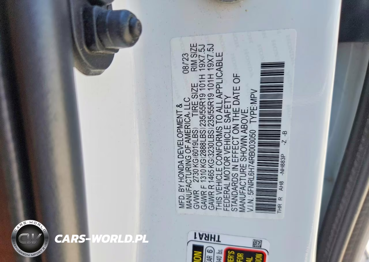 2024 Honda Odyssey Sport VIN:5FNRL6H74RB003050 - 13