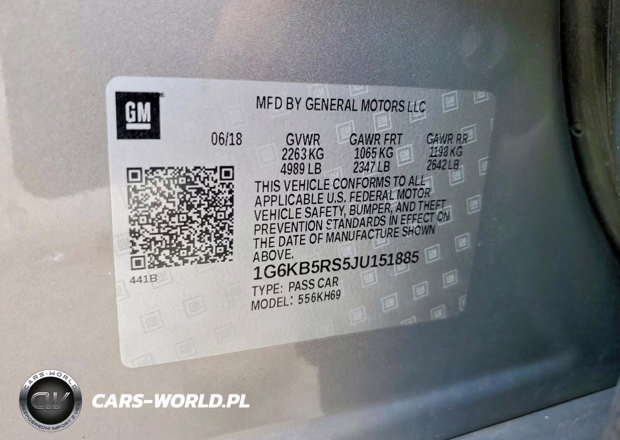 2018 Cadillac Ct6 VIN:1G6KB5RS5JU151885 - 12