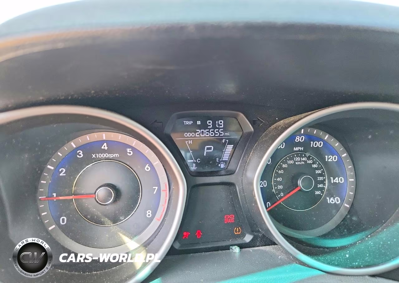 2012 Hyundai Elantra Gls VIN:KMHDH4AE4CU200125 - 9