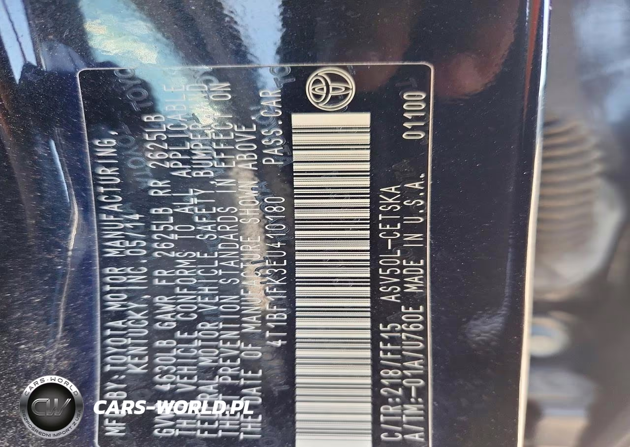 2014 Toyota Camry Se VIN:4T1BF1FK3EU410180 - 12