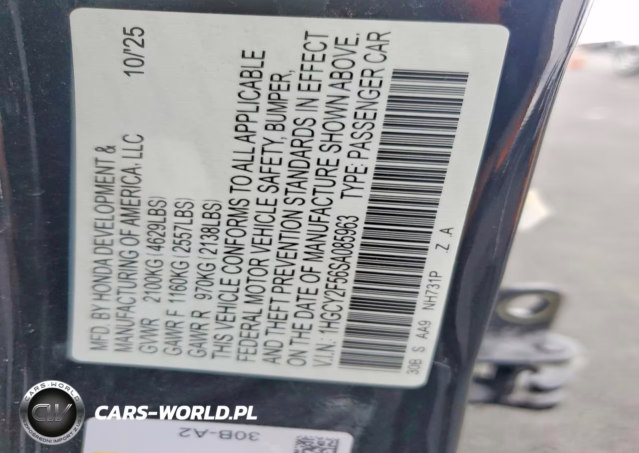 2025 Honda Accord Hybrid Sport VIN:1HGCY2F56SA085963 - 12