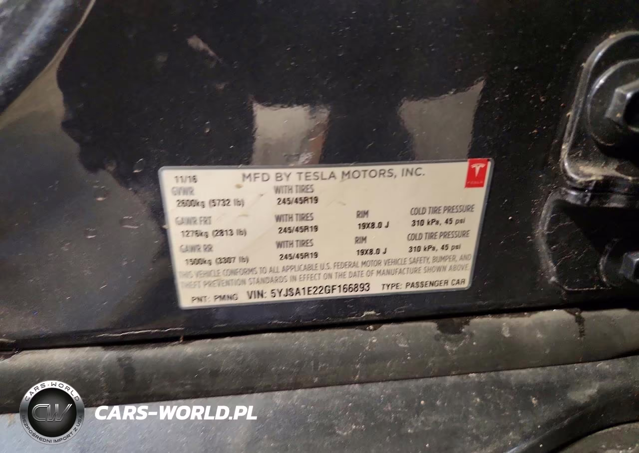 2016 Tesla Model S VIN:5YJSA1E22GF166893 - 13
