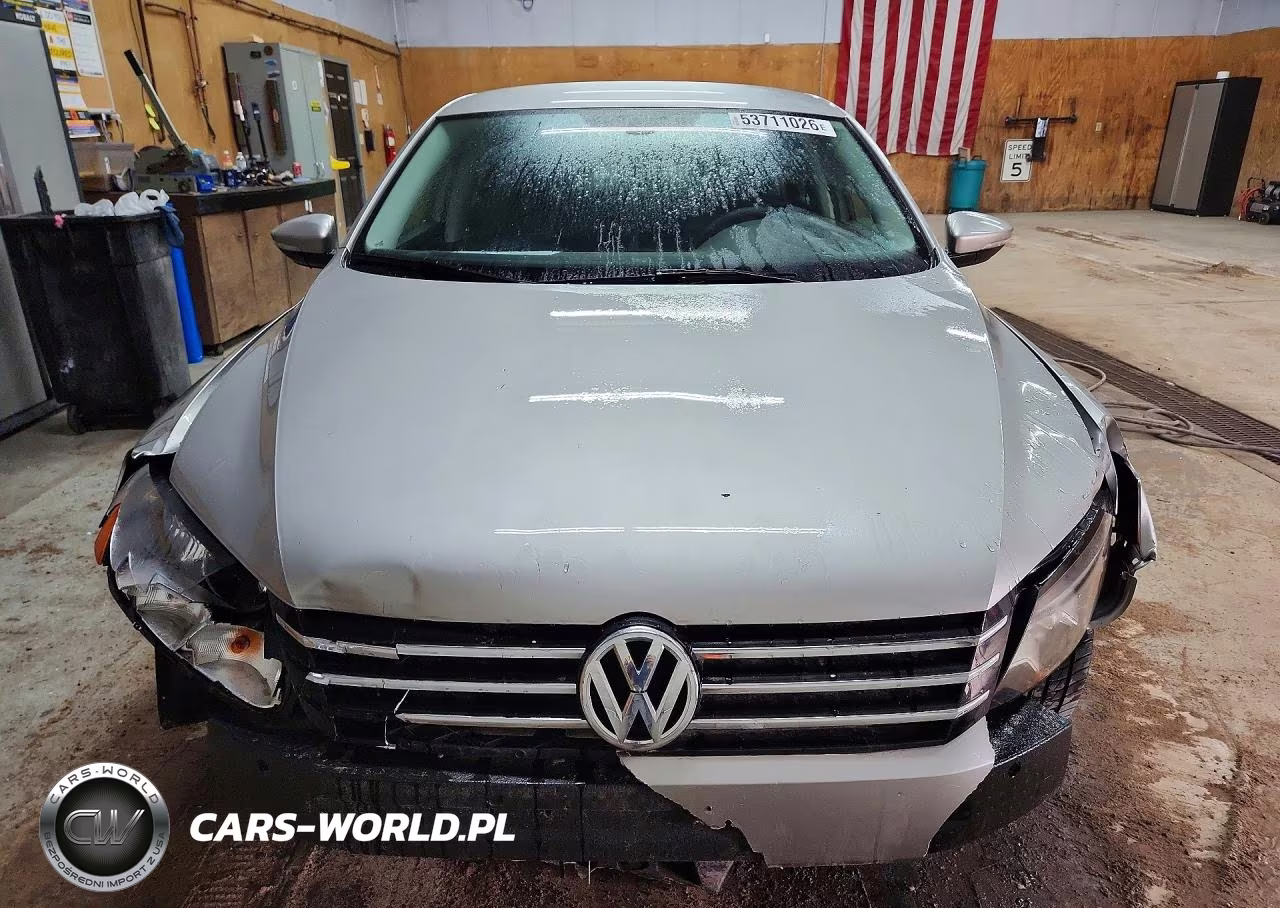 2012 Volkswagen Passat S VIN:1VWAH7A39CC026711 - 5
