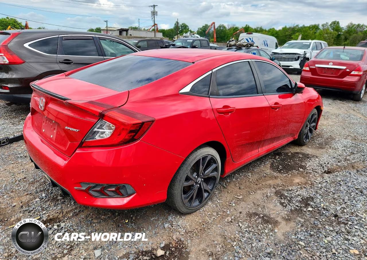 2019 Honda Civic Sport VIN:2HGFC2F84KH564261 - 3